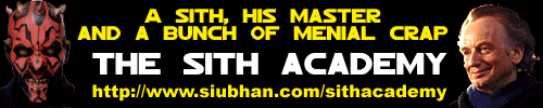 Welcome to the Sith Academy